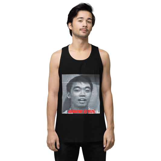 Tank: my costco ID on front, me sippin on bacc